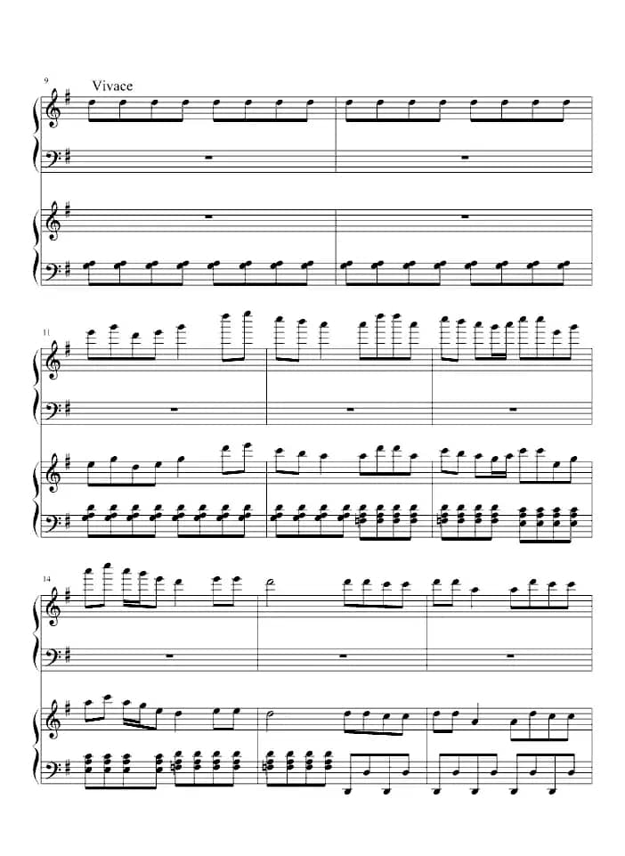 金蛇狂舞（双钢琴）