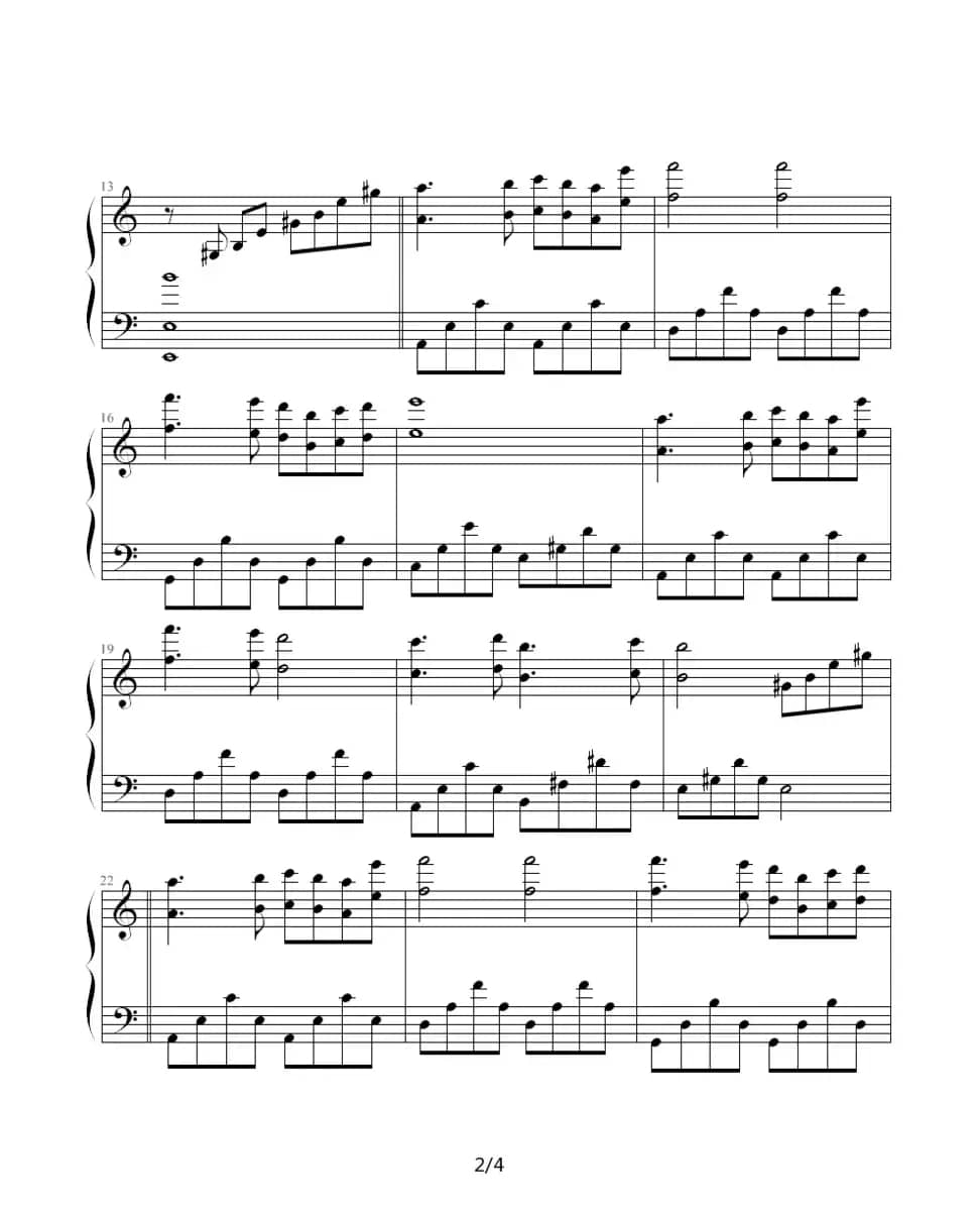 沙巴女王（冯明东制谱版）