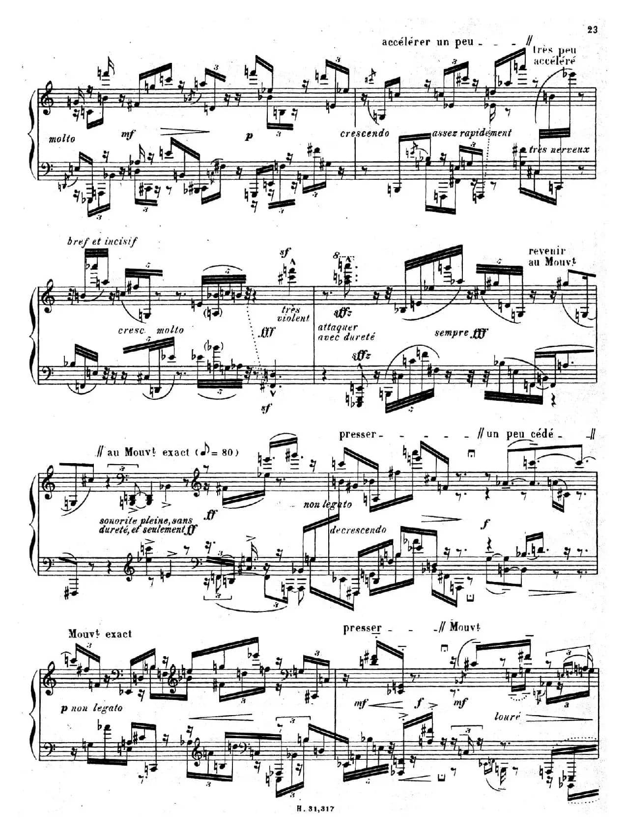 布莱兹第二钢琴奏鸣曲（Ⅱ）