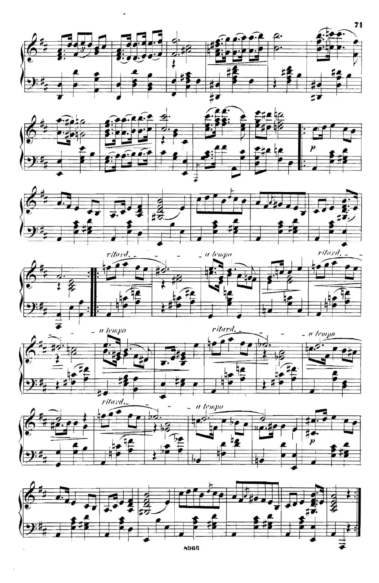 舞会 Le Bal Op.14（No.8）