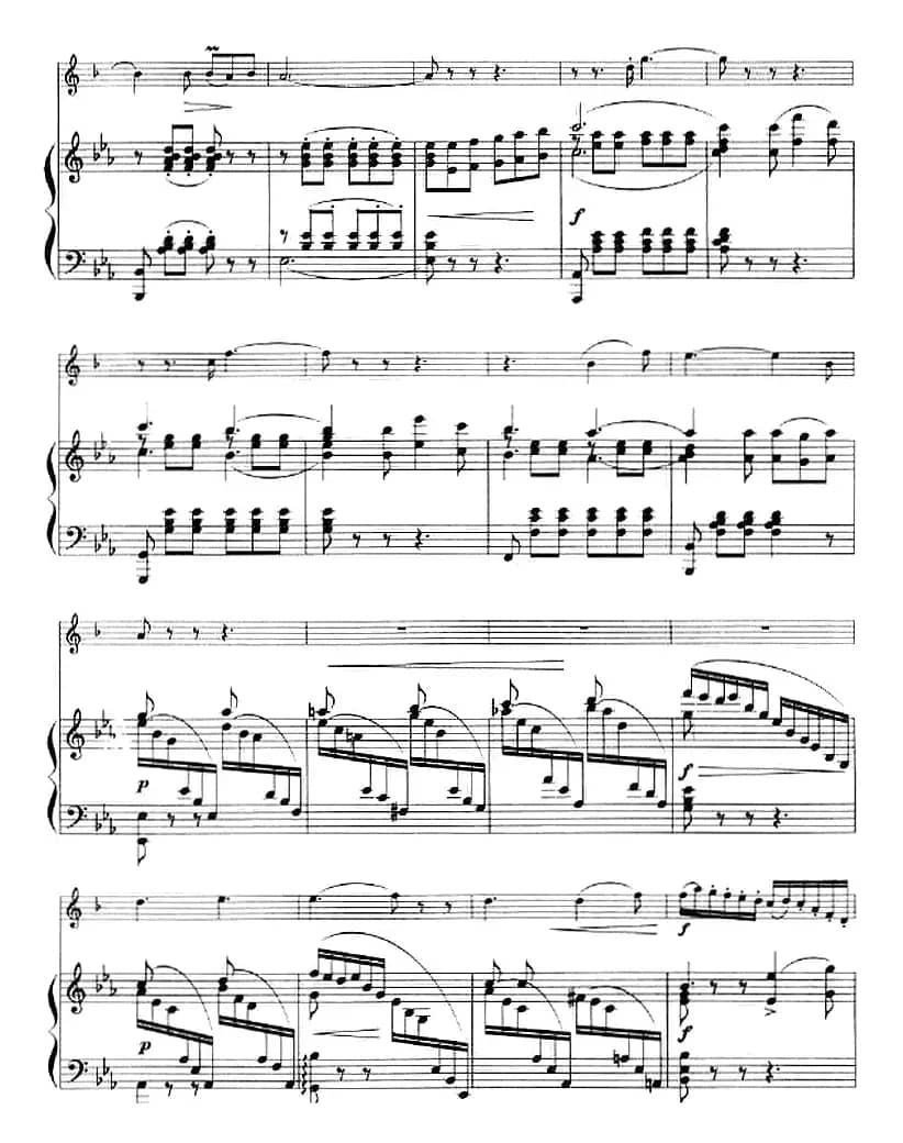 音乐会回旋曲（小号+钢琴伴奏）