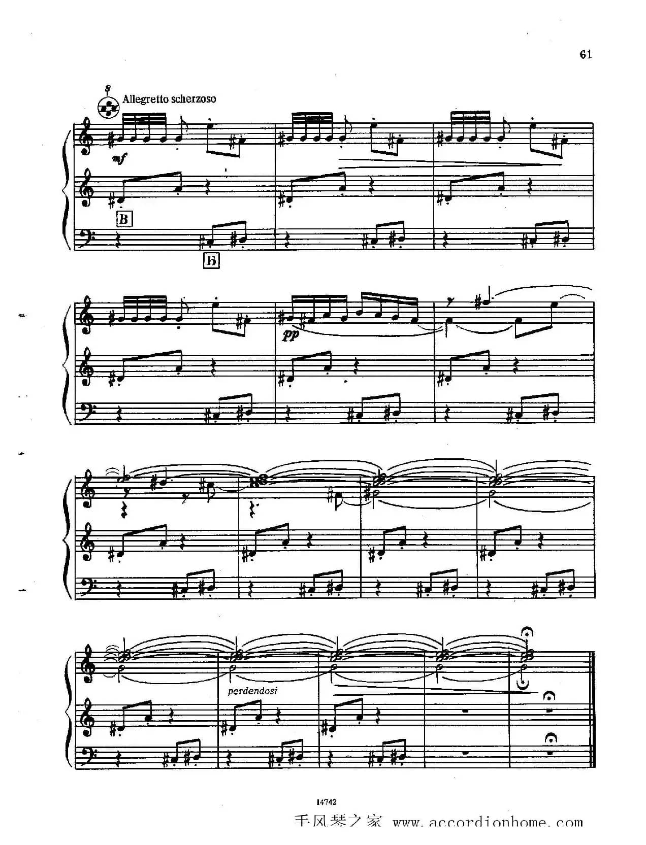 佐罗塔耶夫-六首儿童组曲之五