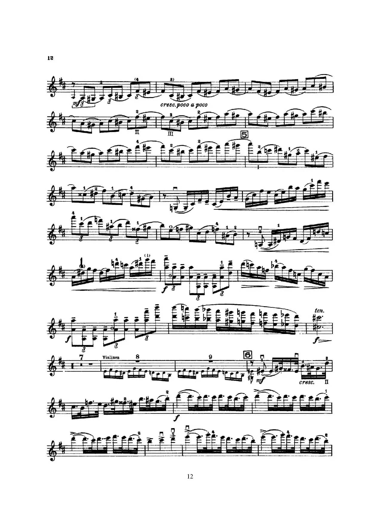 Concerto in D Minor Op.47（小提琴分谱）