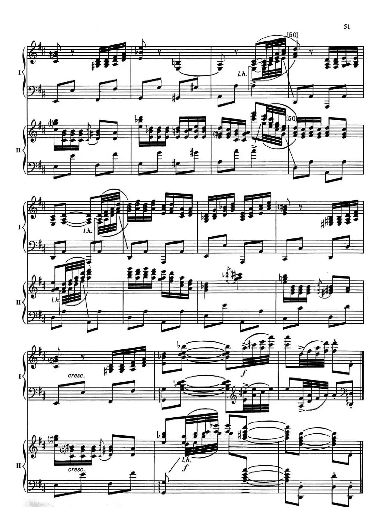 Nutcracker Op.71 芭蕾舞剧《胡桃夹子》（改编双钢琴版·第五部分）