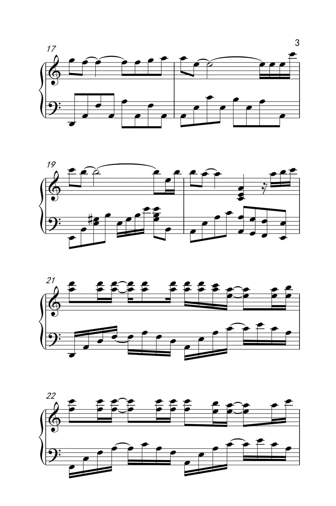 天亮了（《弹吧音教》制谱版）