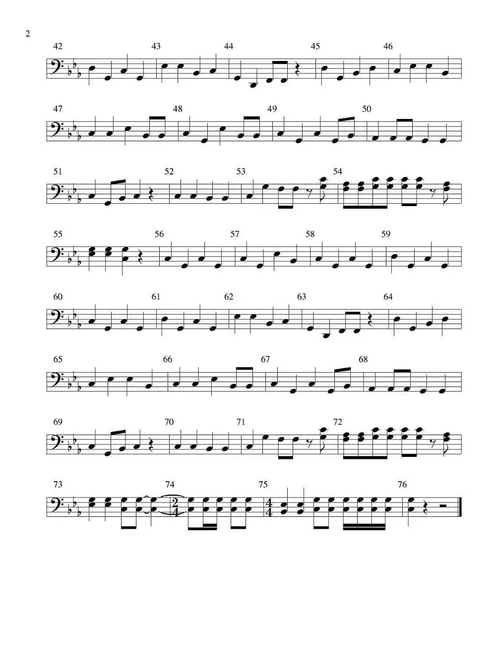 老司机（管弦乐队分谱—管乐部分）