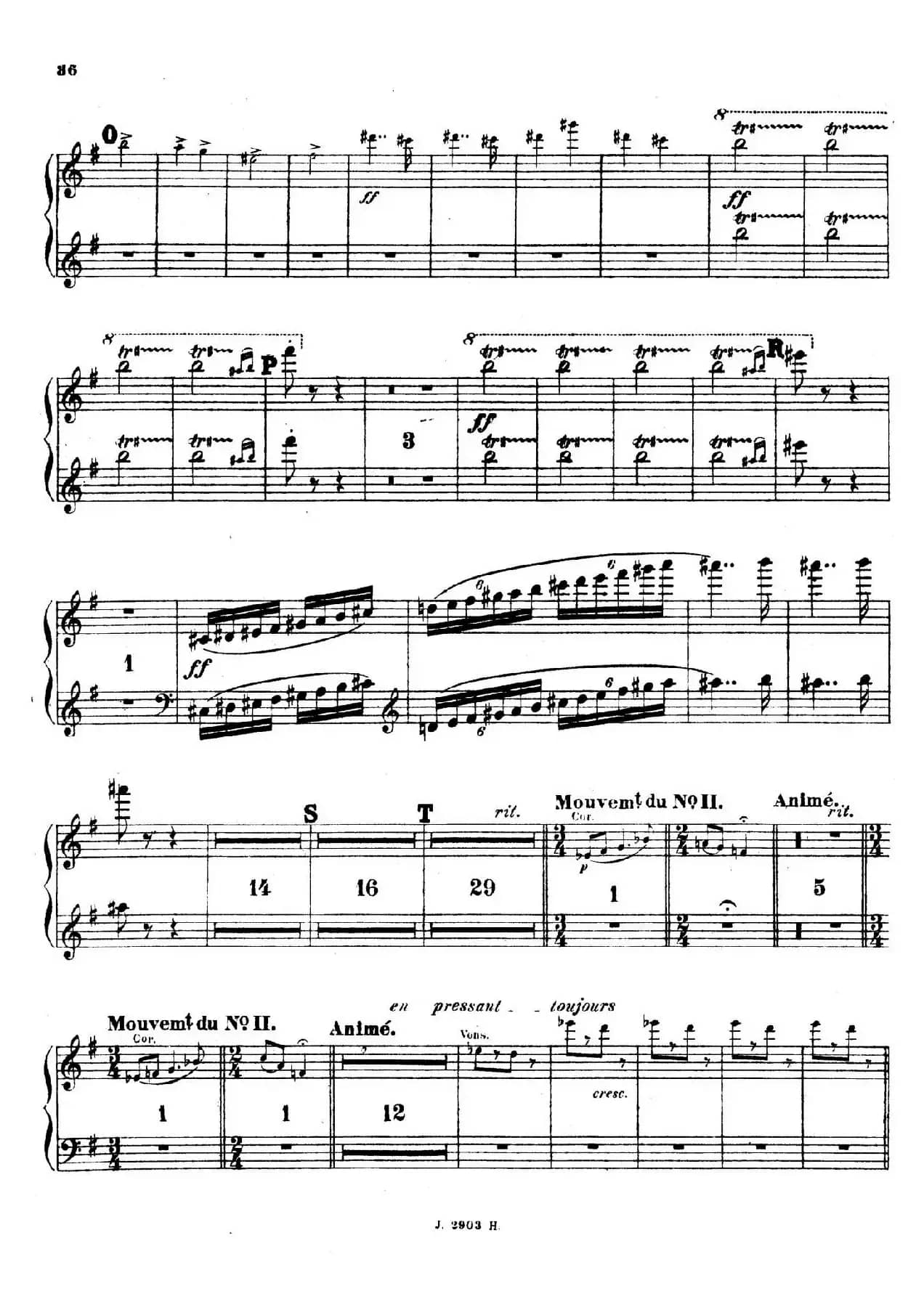 Symphony on a French Mountain Air Op.25（法国山歌交响曲·钢琴独奏·Ⅲ）