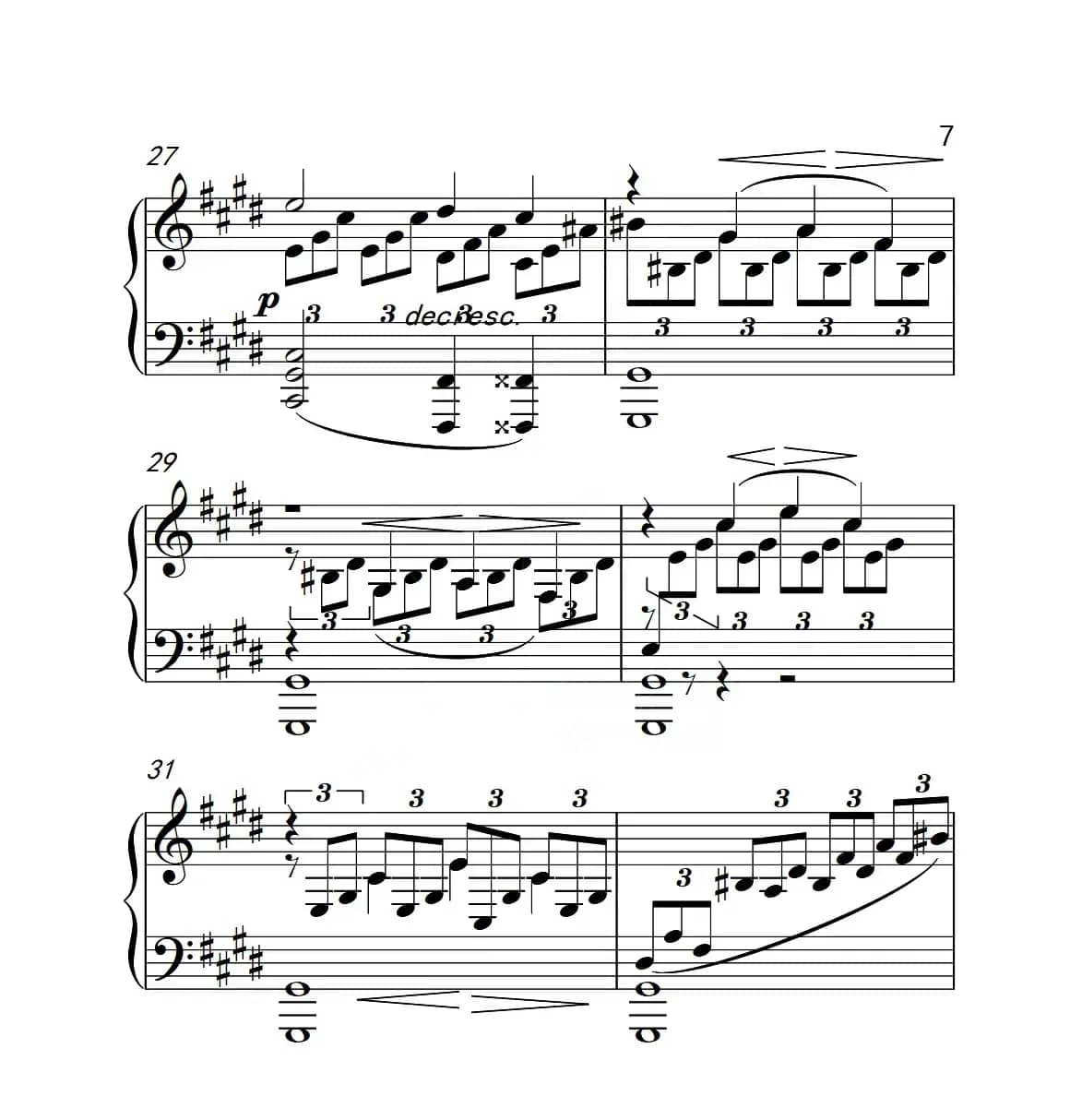 第六级 奏鸣曲（中国音乐学院钢琴考级作品1~6级）