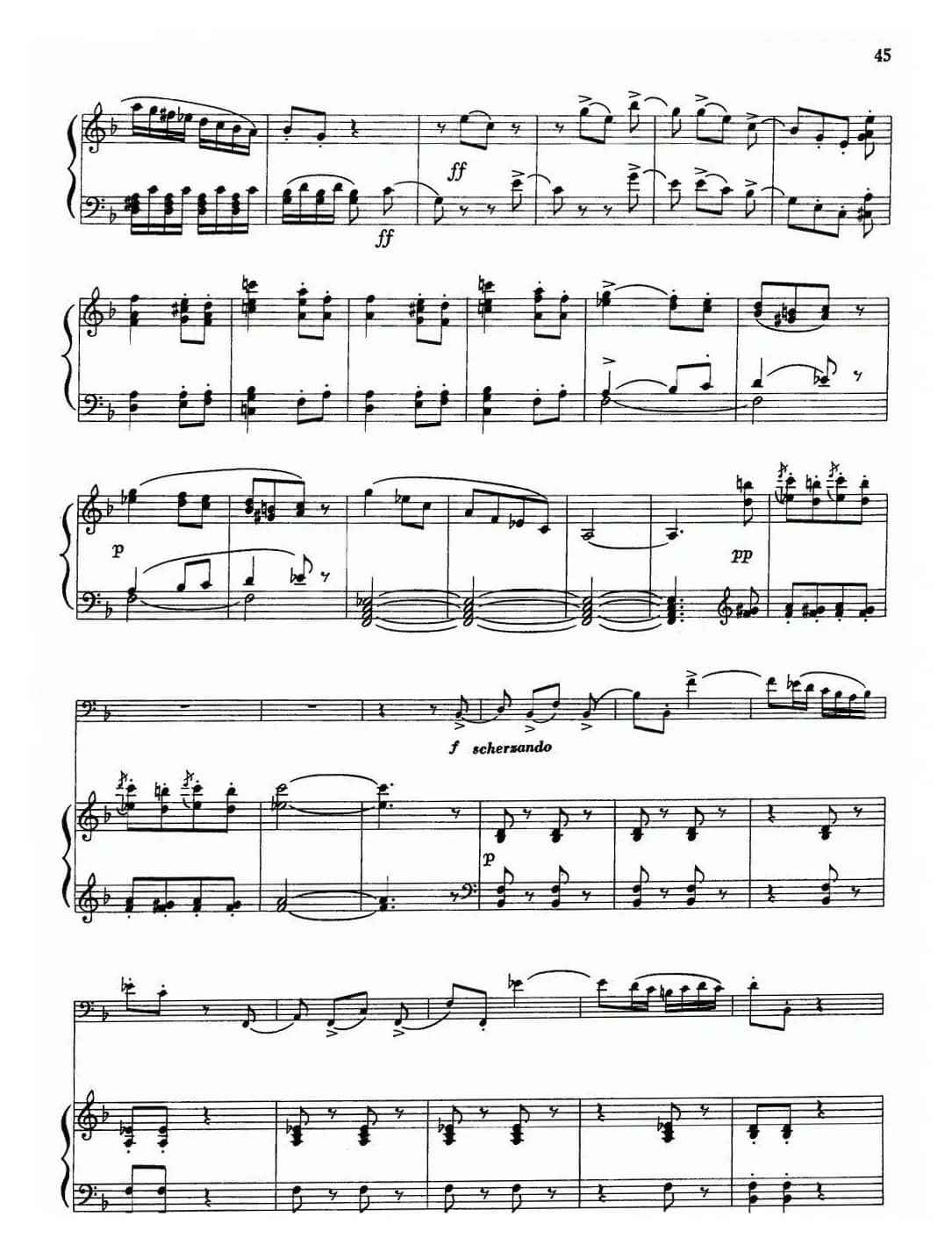 F大调协奏曲（大管+钢琴伴奏）