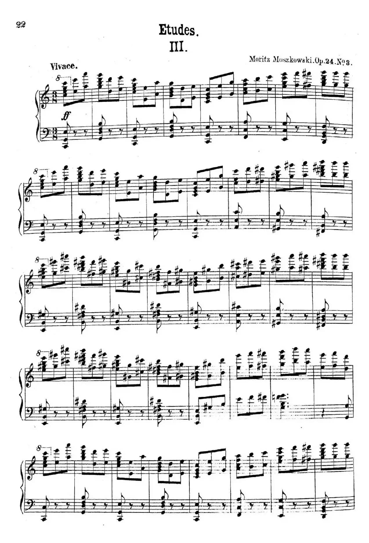 3首音乐会练习曲（Three Concert Etudes Op.24）（Ⅲ）