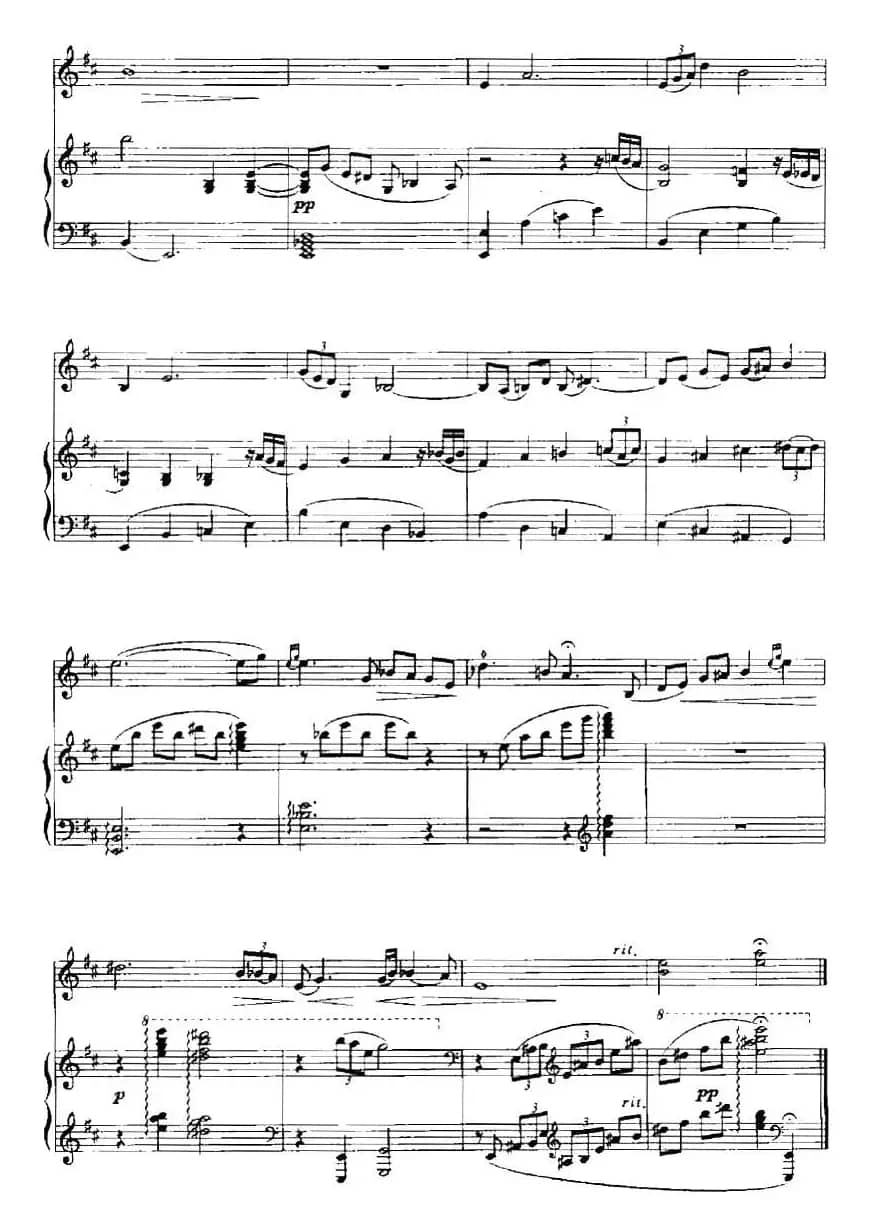 潇湘音诗（小提琴+钢琴伴奏）