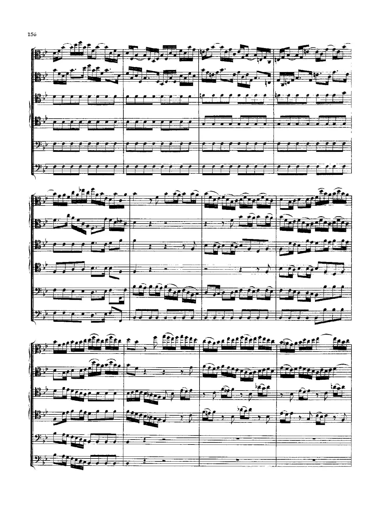 勃兰登堡第六协奏曲（弦乐合奏总谱）