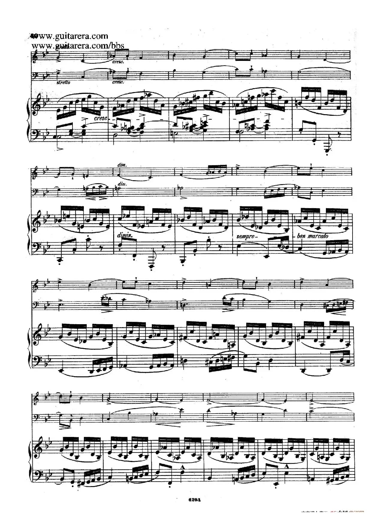 Piano Trio in g Minor Op.8（g小调钢琴三重奏）