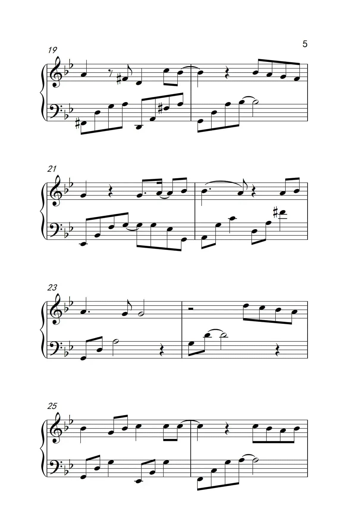 为爱说分手（《弹吧音教》制谱版）