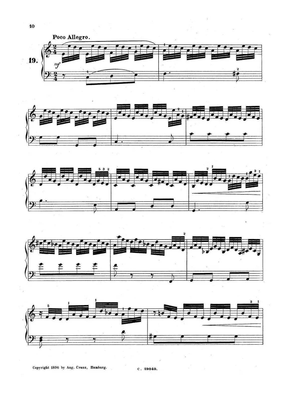 36 Etudes Rhythmiques et Melodiques Op.105（36首节奏与旋律练习曲 16—20）