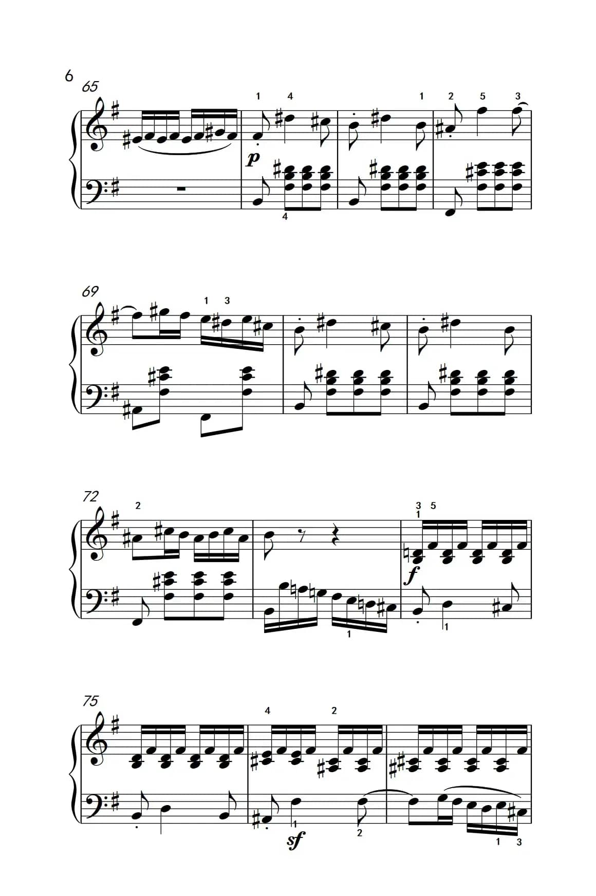 第九级2.G大调奏鸣曲 第一乐章 Op.31 No.1（中央音乐学院 钢琴（业余）考级教程 7-9级）