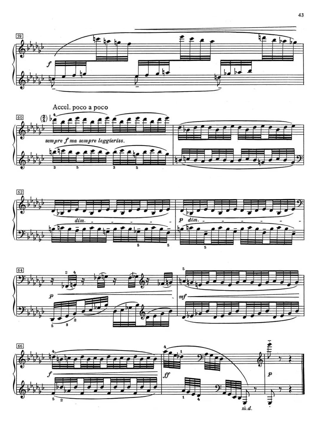 德彪西12首钢琴练习曲（6 八指练习v1.0 huit doigts）