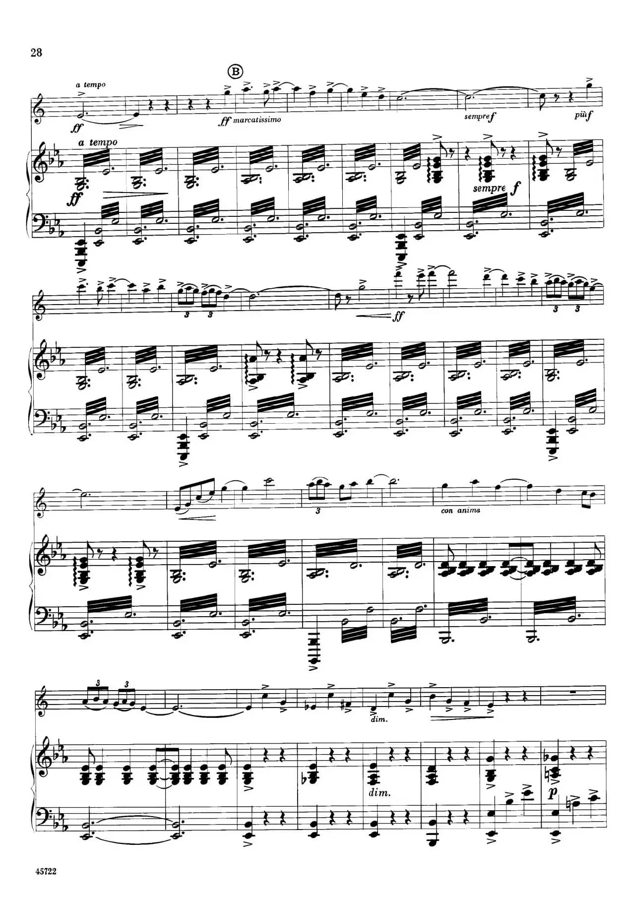 15首古典萨克斯独奏曲：6、Intermezzo（中音萨克斯+钢琴伴奏）