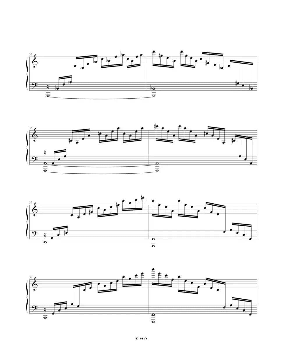 练习曲 Op.10 No.1（ 逃亡圣咏曲）