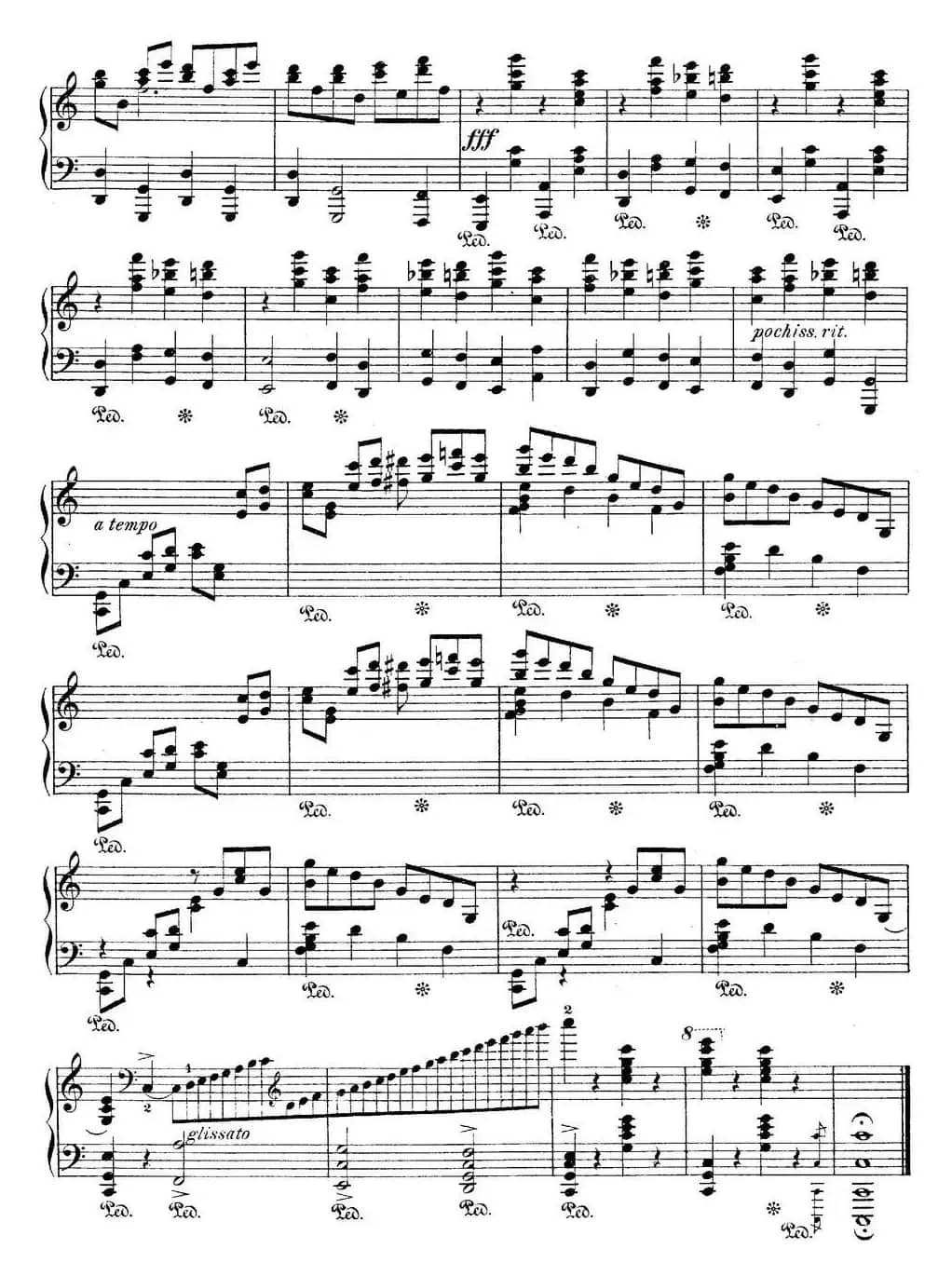 莫什科夫斯基-幻想小品集Op.52（Ⅵ）