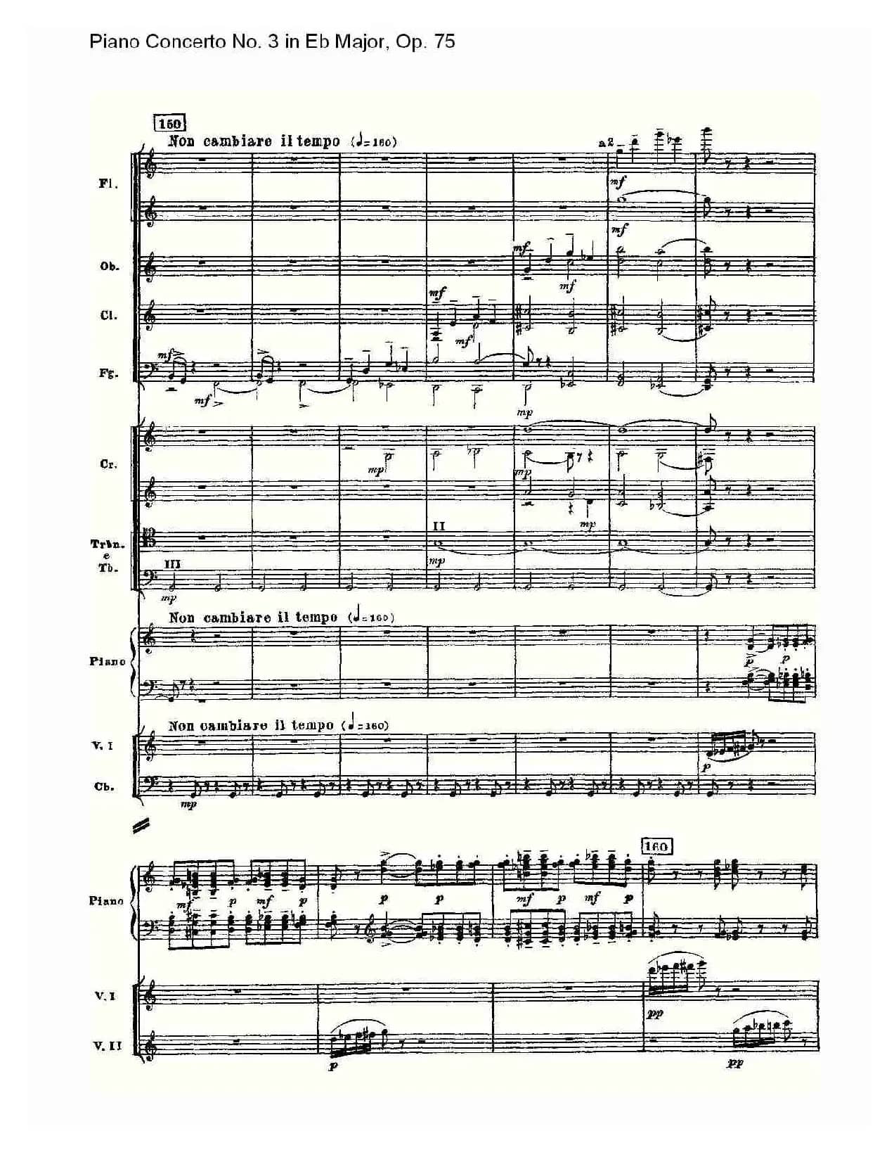 Piano Concerto No.3 in Eb Major, Op.75(Eb大调第三钢琴协奏)