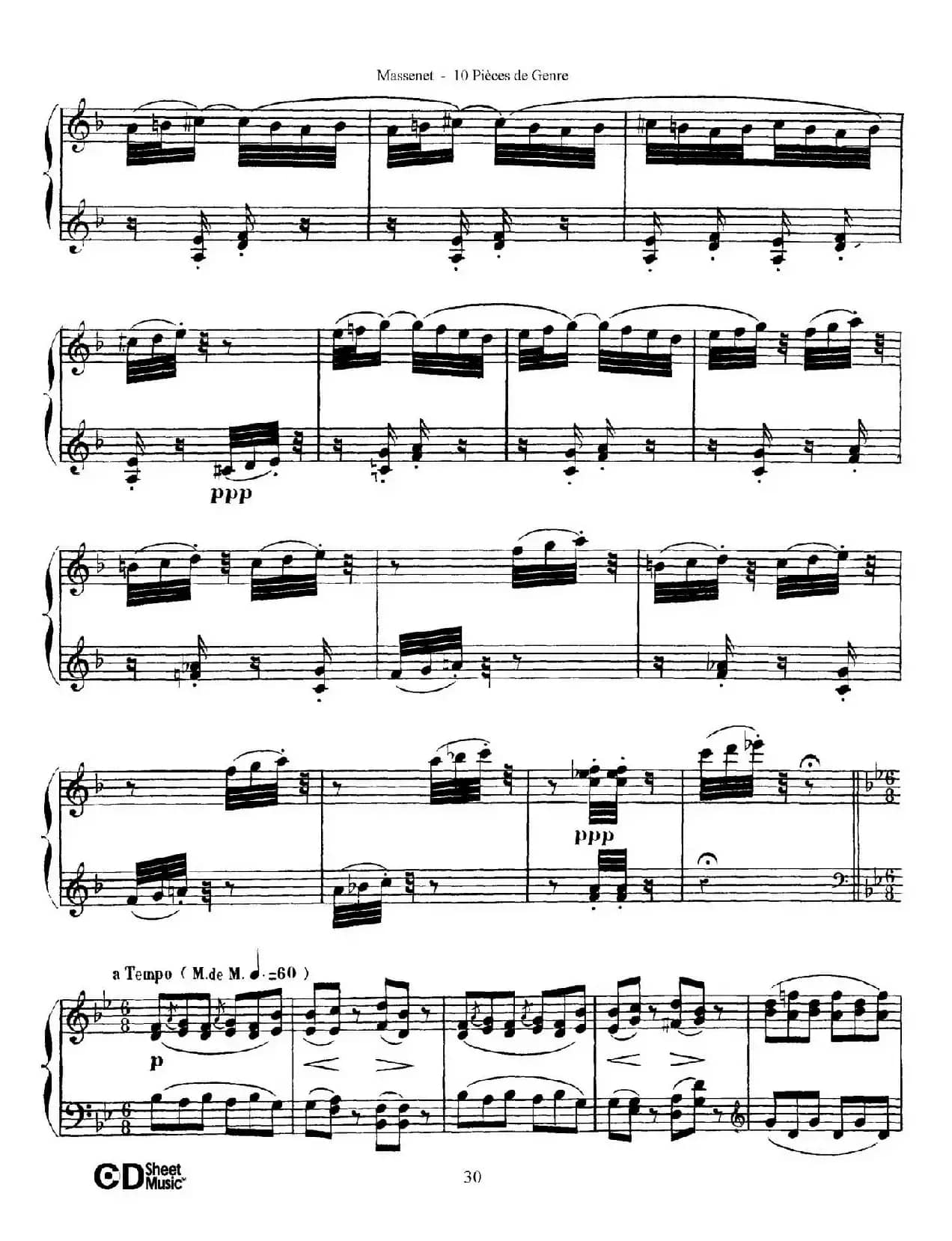 Dix Pièces de Genre Op.10(10首个性小品·Ⅷ)