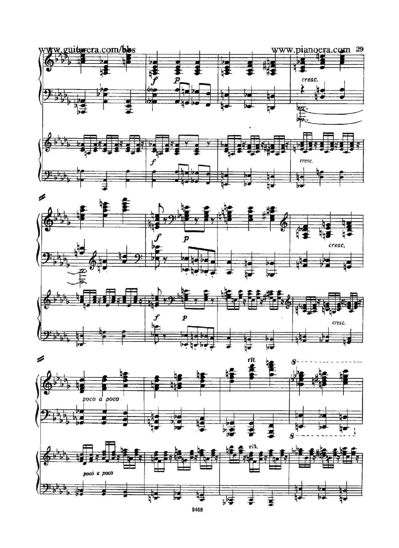 Piano Concerto in D-flat Major Op.37（降D大调钢琴协奏曲·Ⅰ·双钢琴）