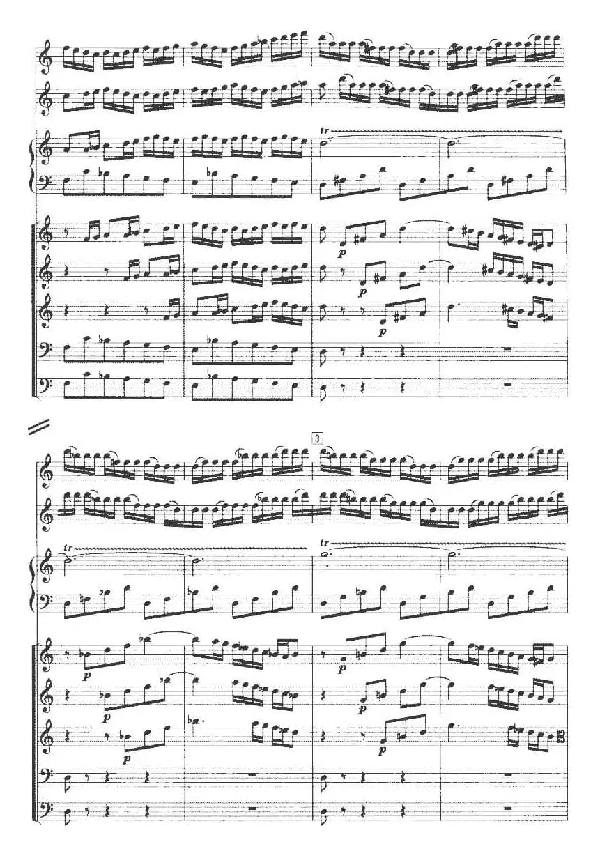 Concerto grosso No. 3（弦乐重奏总谱）