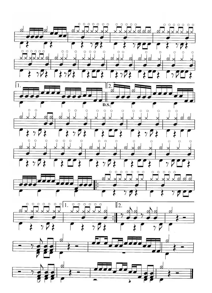 She is my sin（鼓谱）