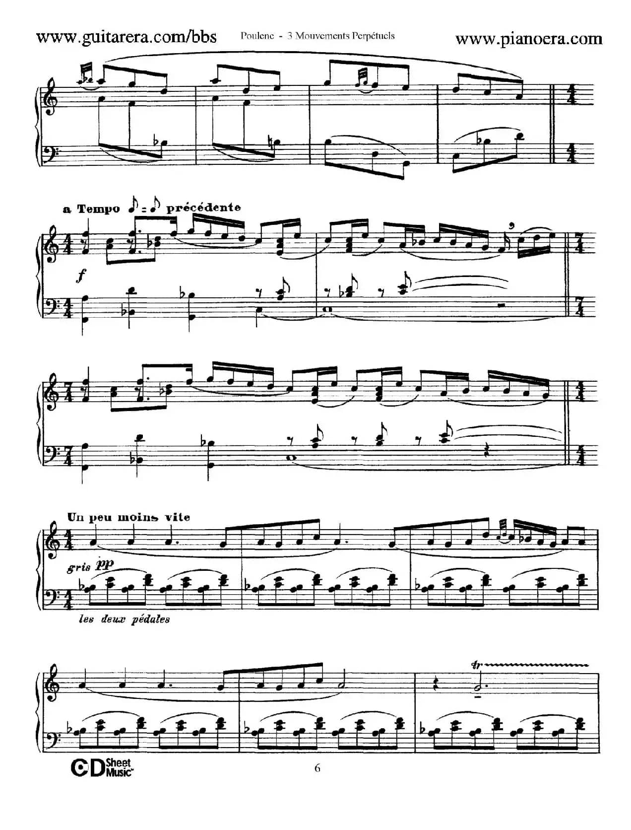 Trois Mouvements Perpetuel（3首无穷动·3）