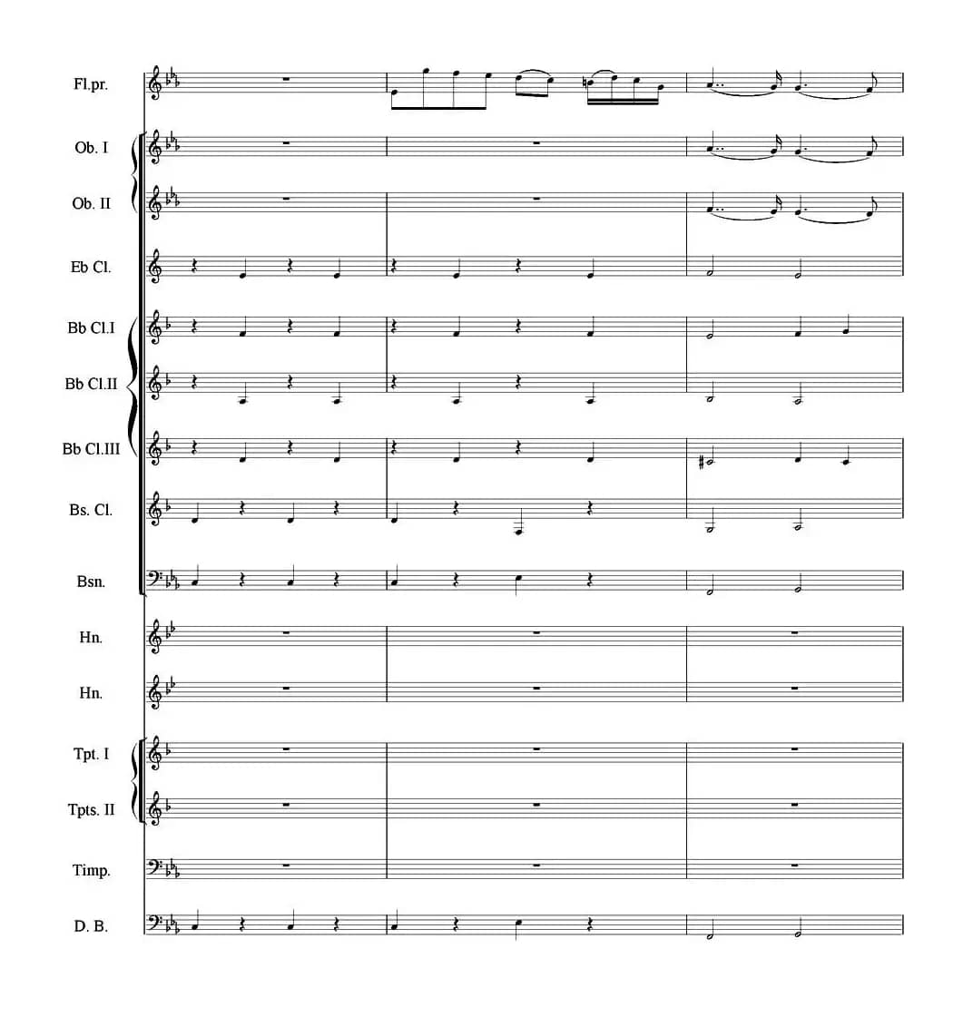 流浪者之歌（长笛与管乐队）