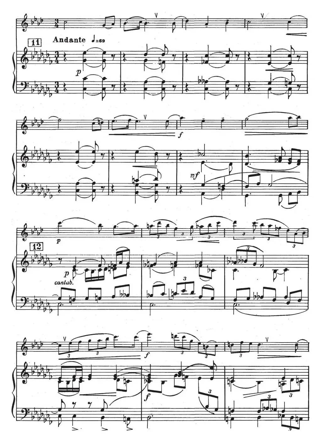 Glazunov Op.109（格拉组诺夫协奏曲Op.109）（萨克斯+钢琴伴奏）