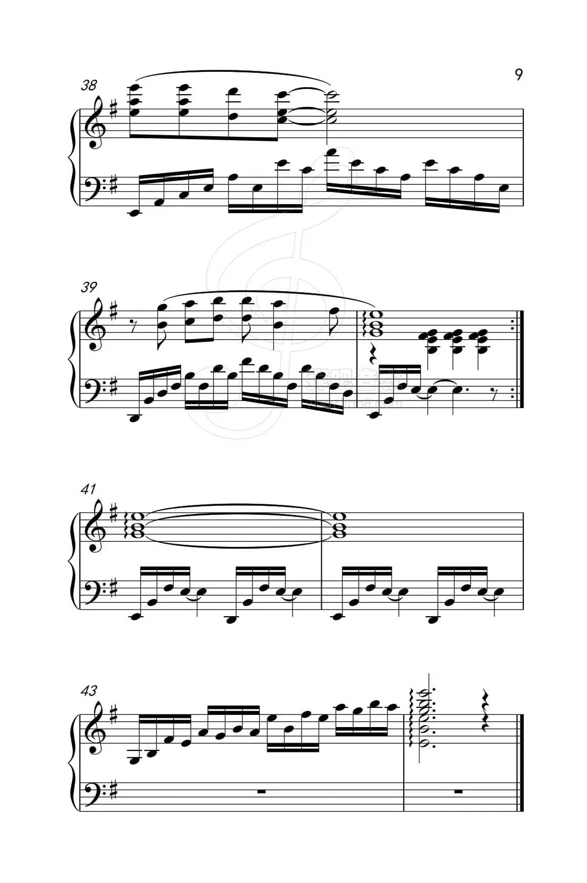 我等到花儿也谢了（《弹吧音教》制谱版）