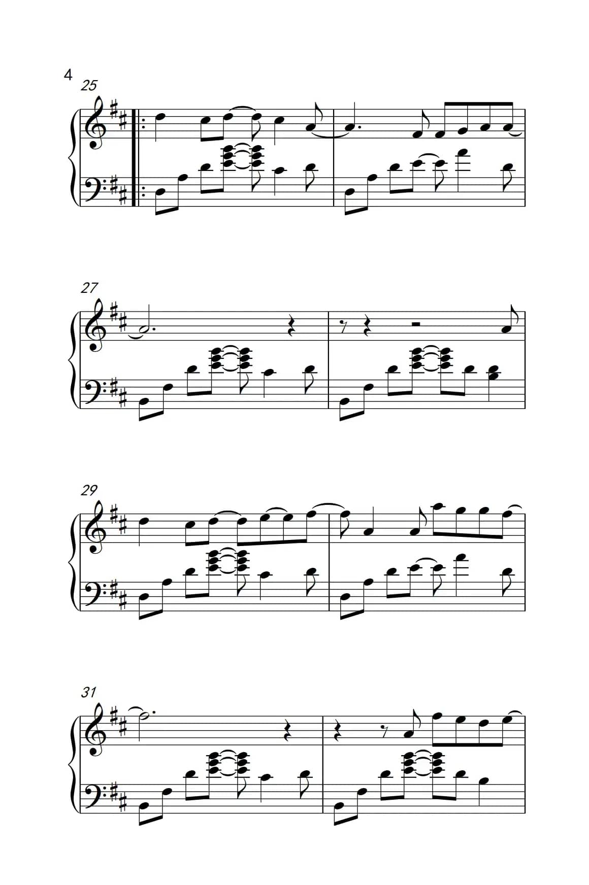 如果的事（《弹吧音教》制谱版本二）