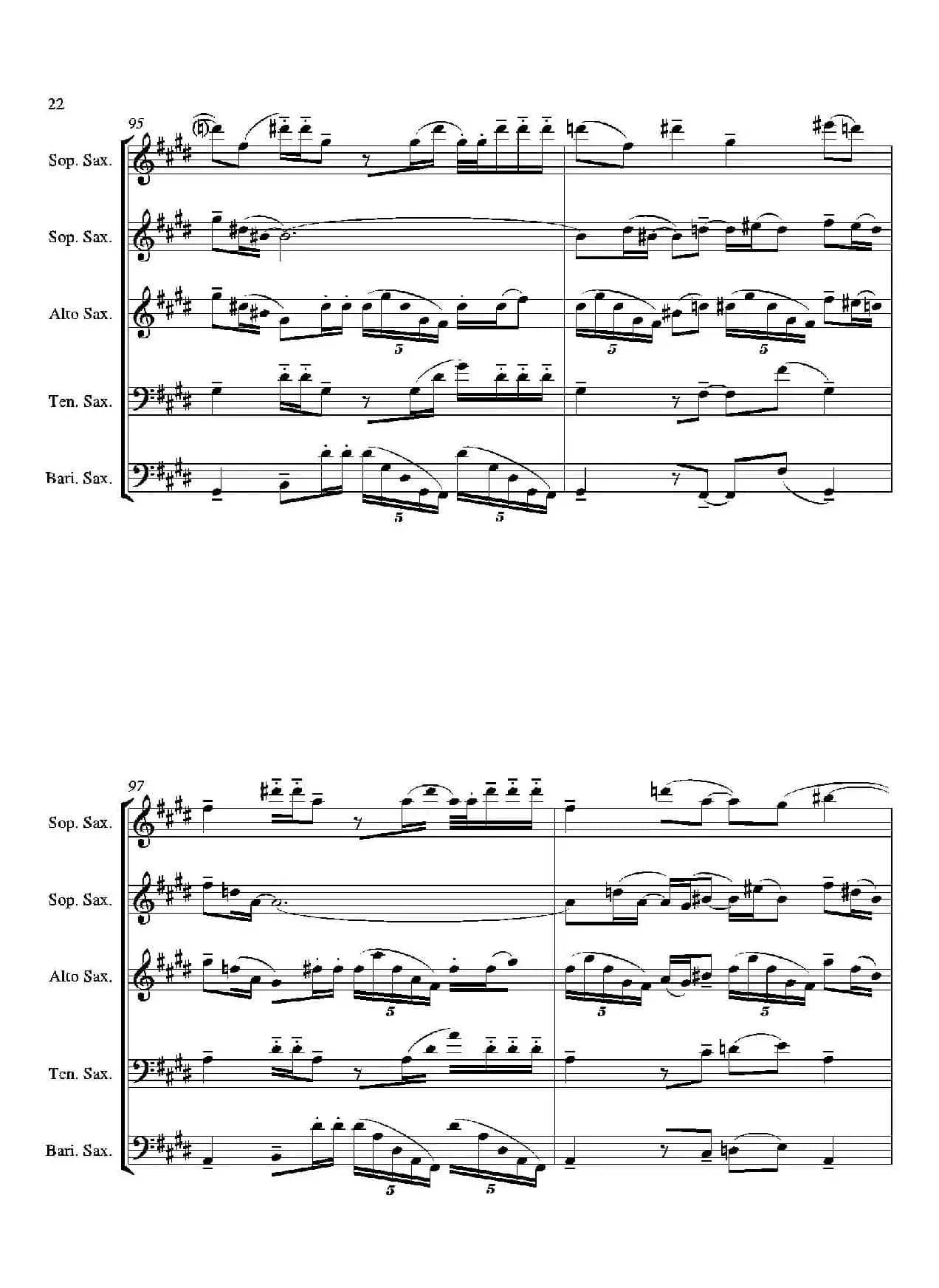 Tango（合奏总谱）