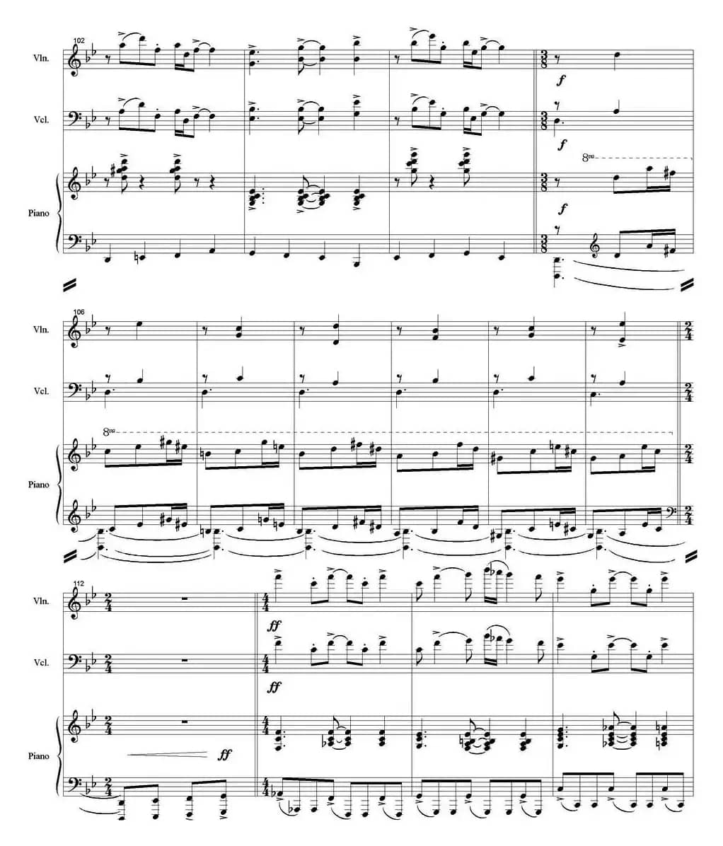 Becha（Spring 春天、小提琴+大提琴+钢琴伴奏）