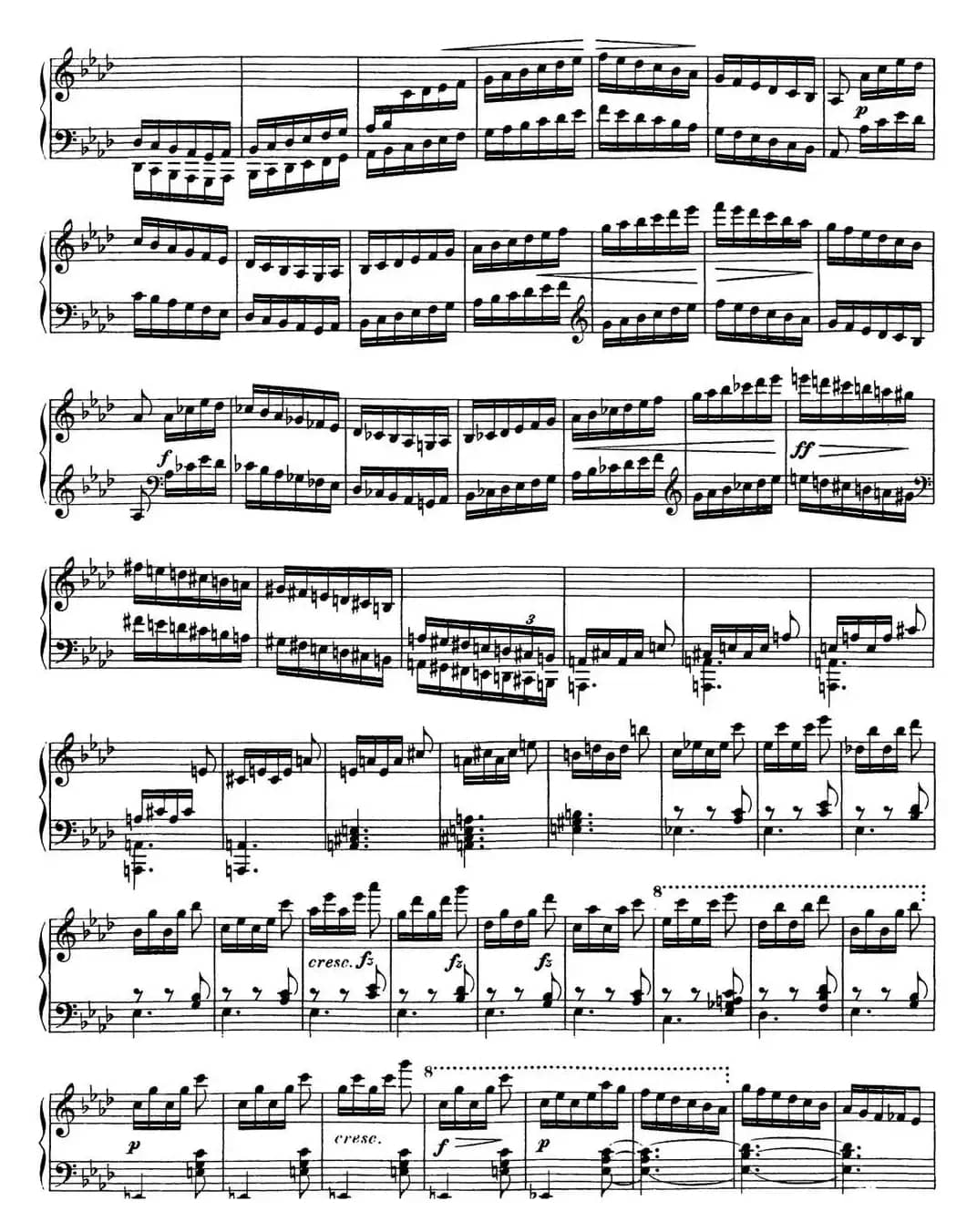 舒伯特降f小调即兴曲D.935，Op.142（NO.4）