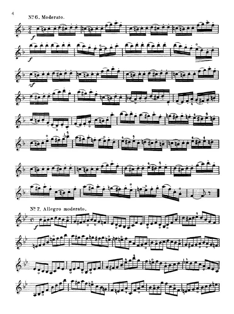 沃尔法特60首练习曲 Op.45（第1-10页）