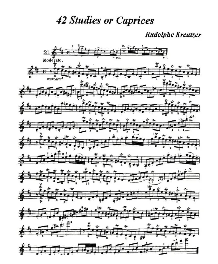 42首练习曲或隨想曲之21