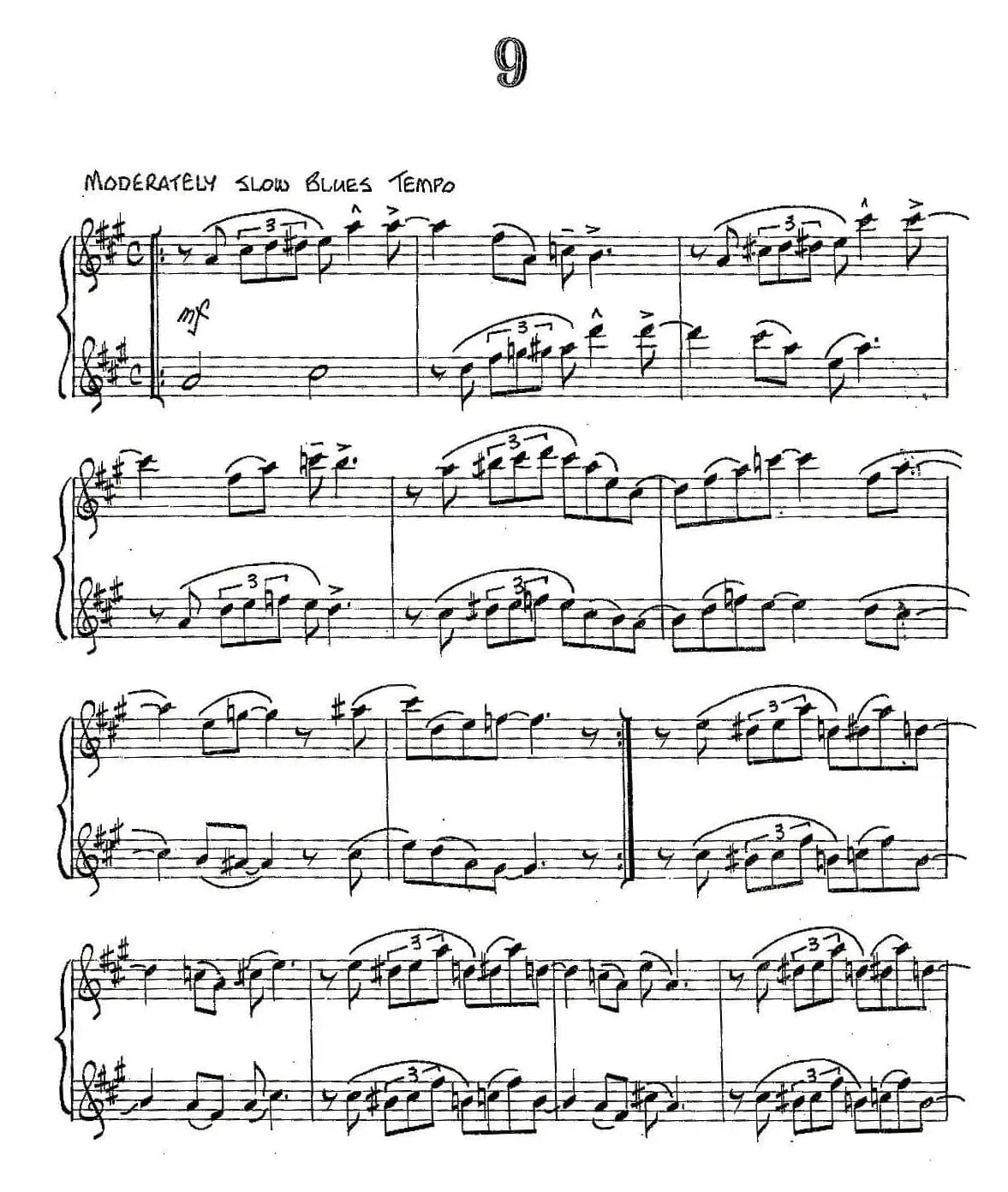 Jazz Conception For Saxophone Duets - 9（二重奏）