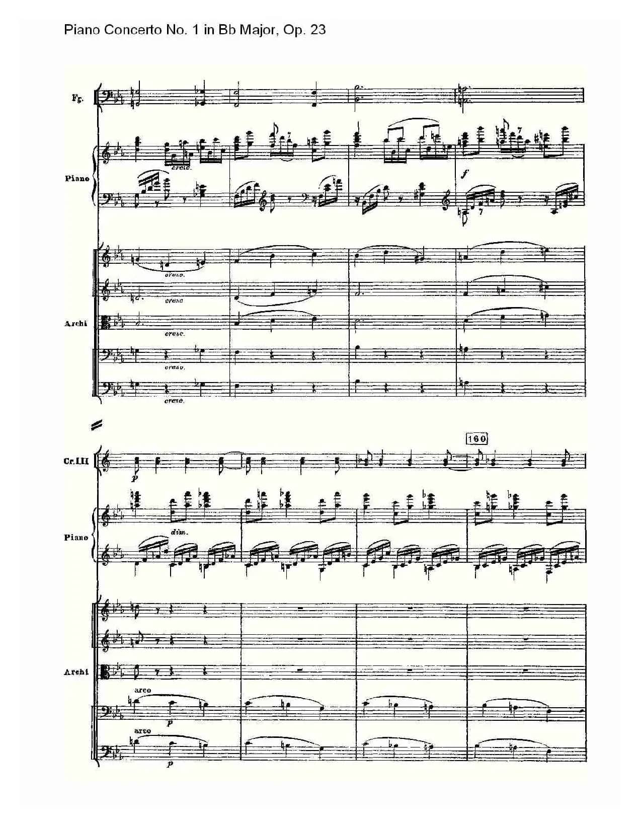 Bb大调第一钢琴协奏曲,Op.23第三乐章（一）
