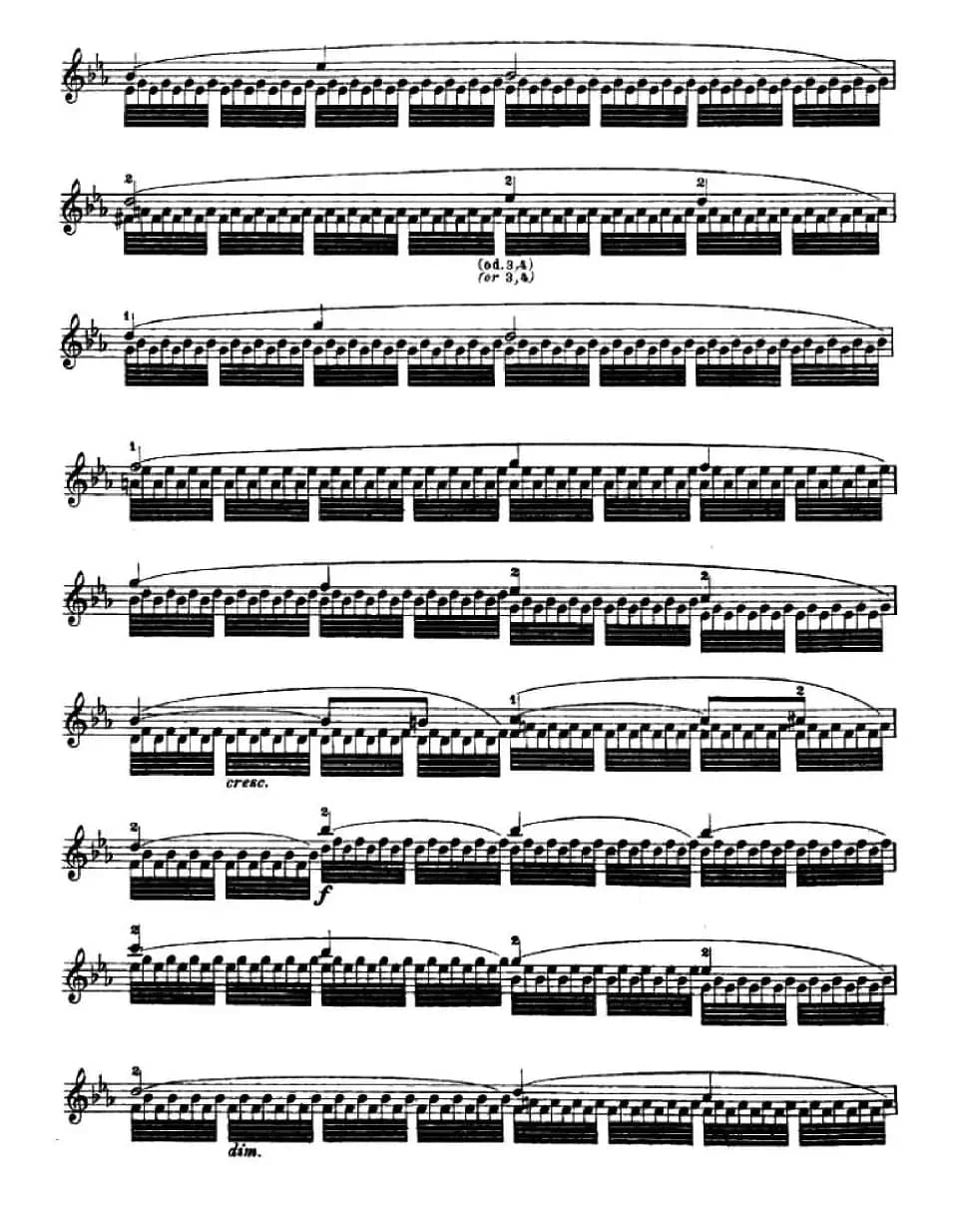 让·德尔菲·阿拉尔-12首小提琴隨想练习曲之19