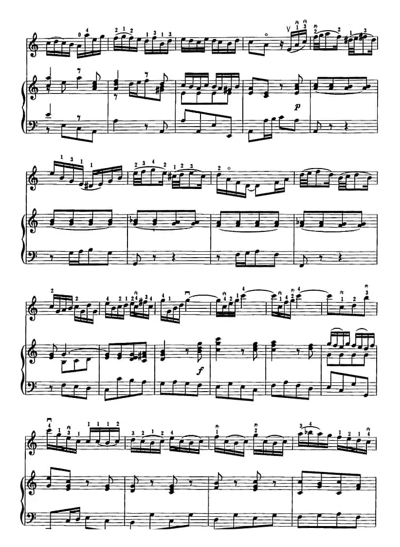 a小调协奏曲 第一乐章（二胡+钢琴伴奏）