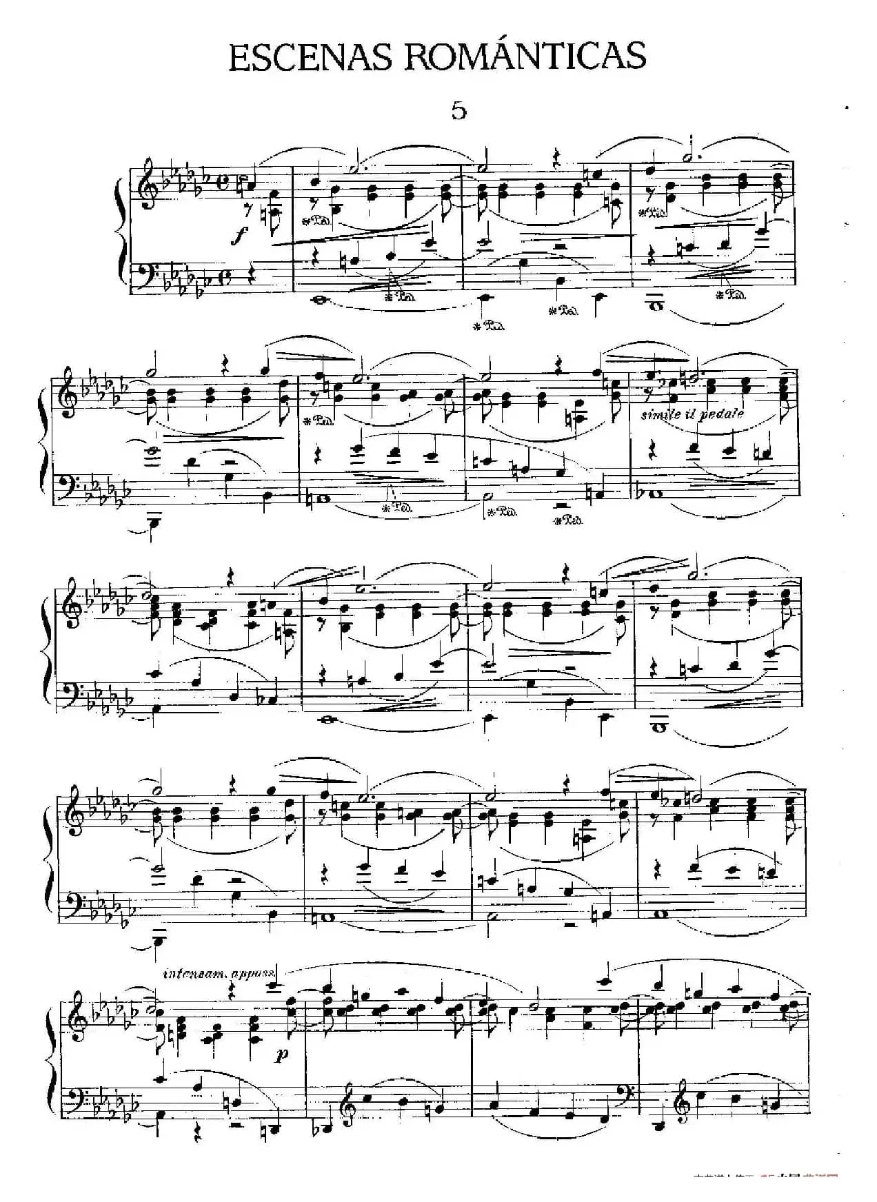 Escenas Románticas（浪漫的场景·5）