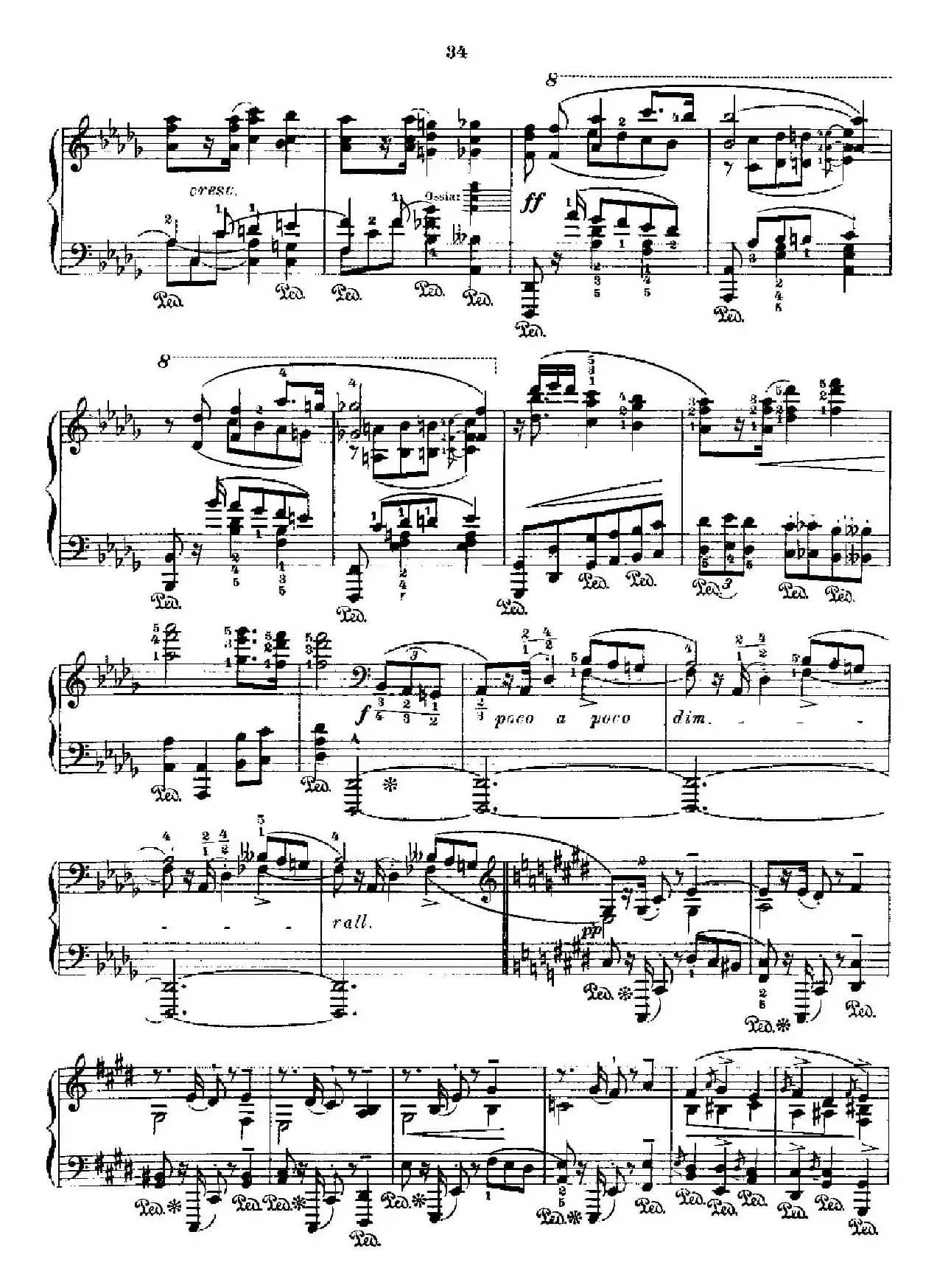 53首改编练习曲（No.34）