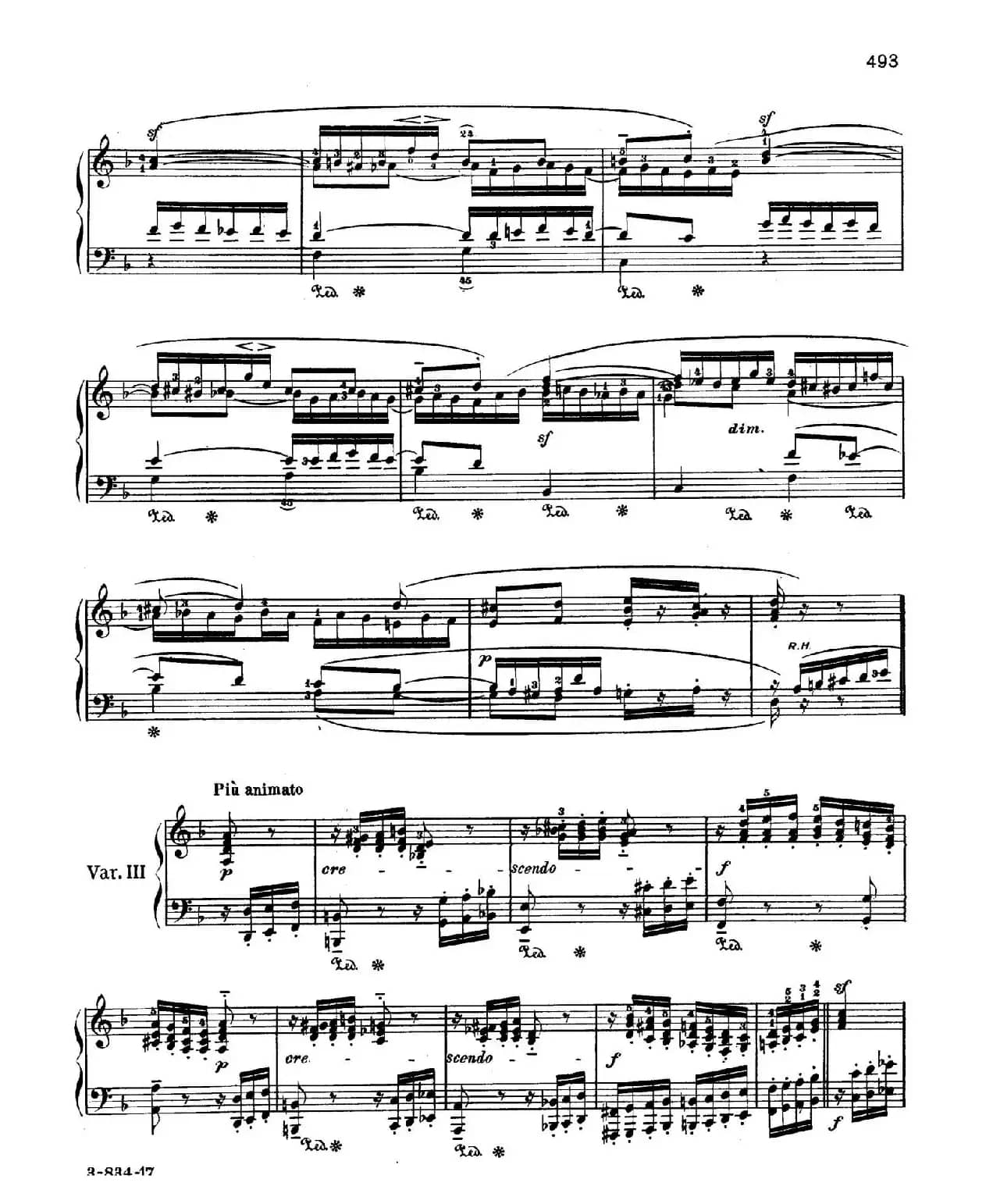 Variations Serieuses Op.54（d小调庄严变奏曲）