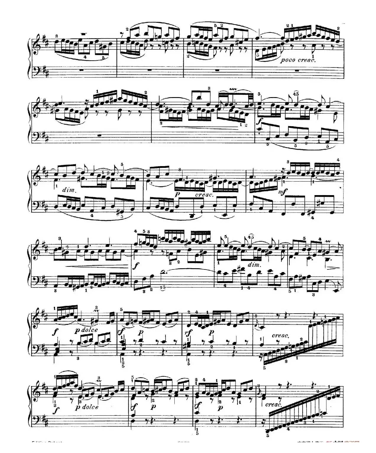 Six Partitas BWV 825-830（6首帕蒂塔·4）