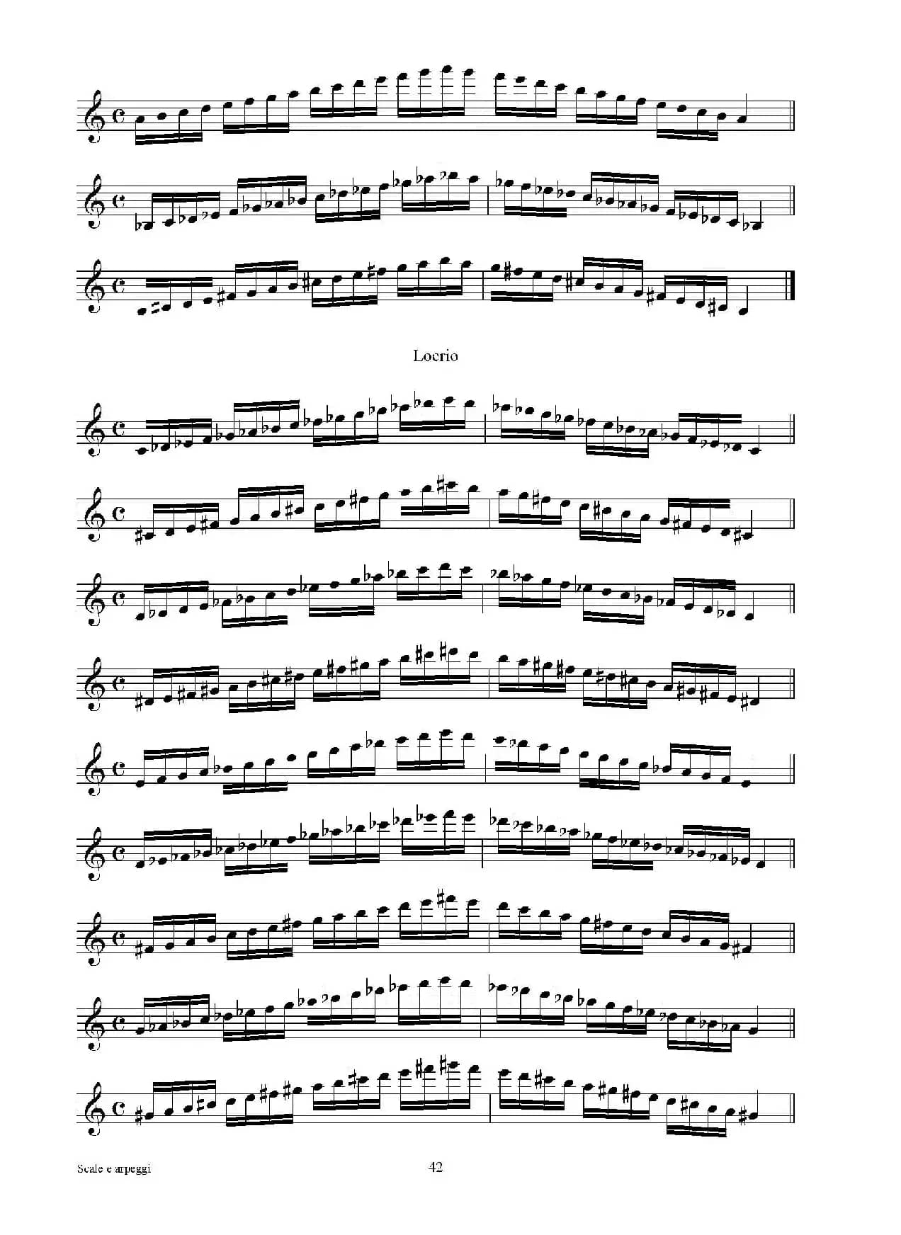 实用的萨克斯音阶练习曲集（P31——46）