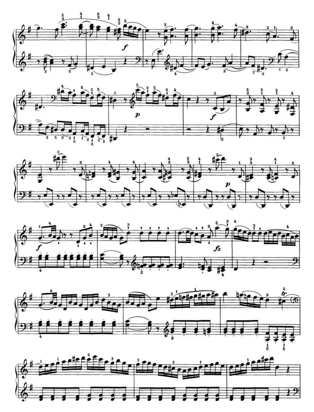 海顿 钢琴奏鸣曲 Hob XVI 40 in G major