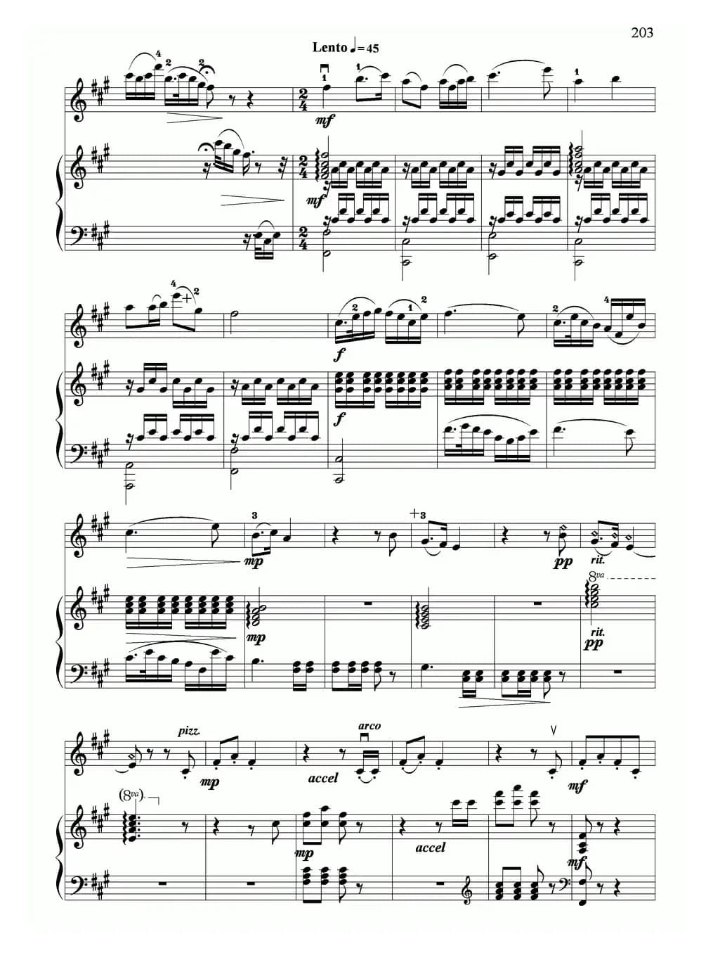 小八路勇闯封锁线（小提琴独奏+钢琴伴奏）